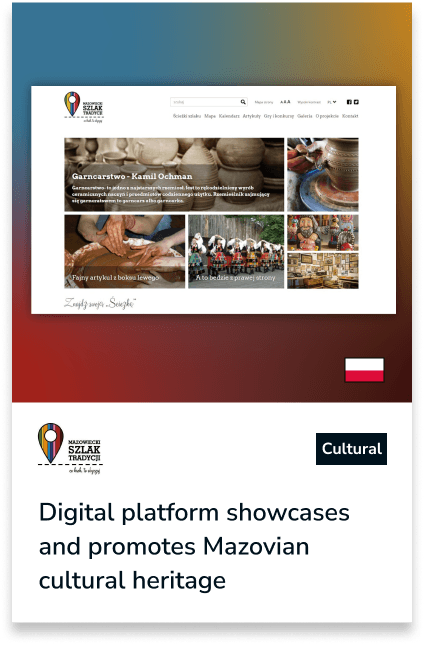 Mazowiecki Szlak Tradycji: dziedzictwo w aplikacji