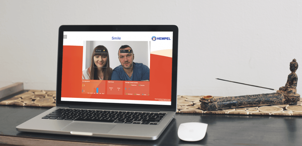 Hempel Smile: AI, która przyciąga tłumy na targach